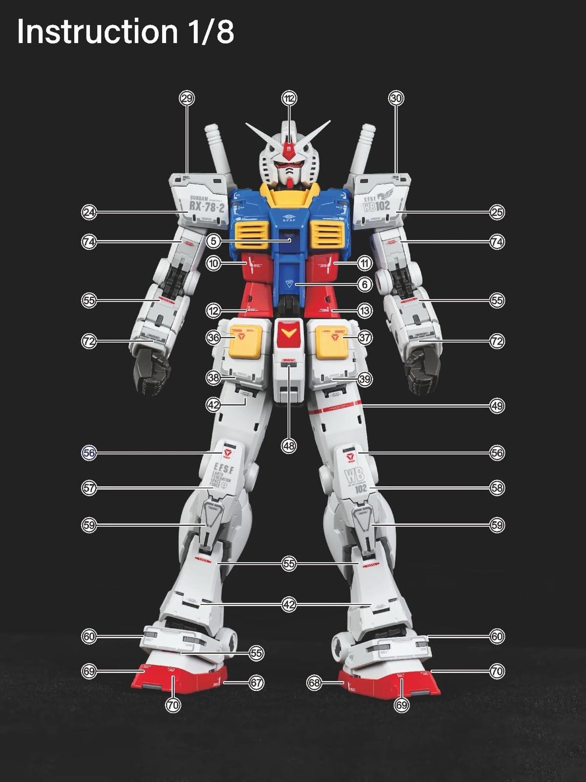 RGガンプラコレクション　10体+オプション+水転写式デカールセット 41hvsC+3CML._SS200_.jpg